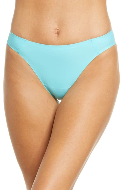 Shop Proof Teen Period & Leak Resistant Everyday Superlight Absorbency Bikini Panties In Aqua