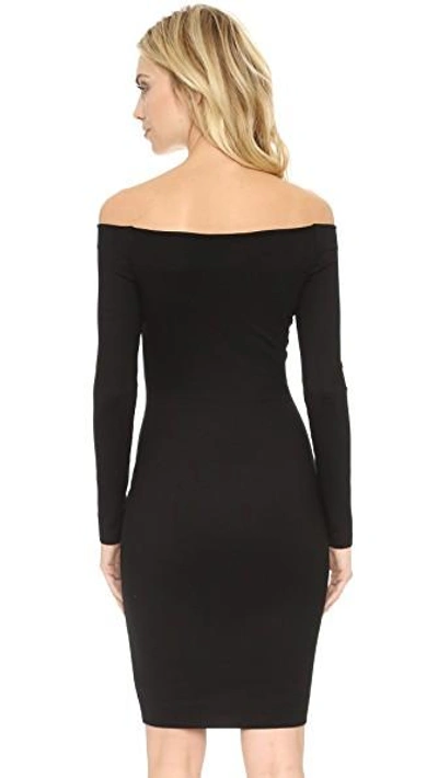 Shop L Agence Daphne Dress In Black