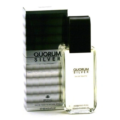 Shop Antonio Puig Quorum Silver By Puig - Edt Spray** 3.4 oz