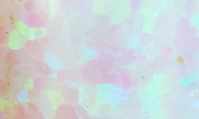 Savvy Cie Jewels Vermeil Emerald Cut Cz Birth Stone Box Cut Necklace In Opal-october