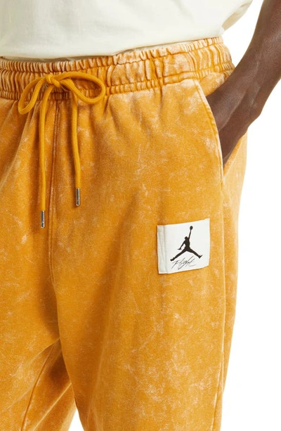 Shop Jordan Essentials Statement Fleece Sweatpants In Chutney