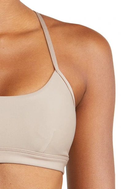 Shop Alo Yoga Airlift Intrigue Bra In Taupe