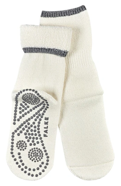 Shop Falke Cuddle Pad Crew Socks In Off-white