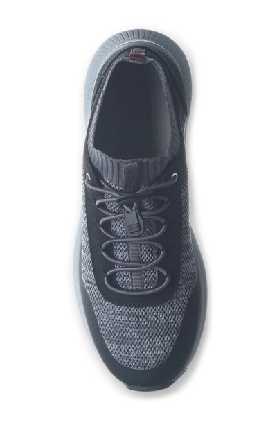 Shop Strole Mirage Knit Sneaker In Charcoal