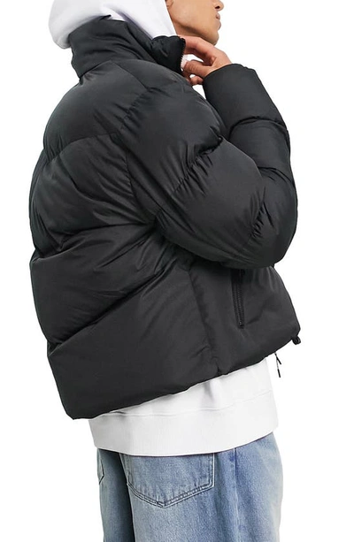 Shop Asos Design Puffer Jacket In Black