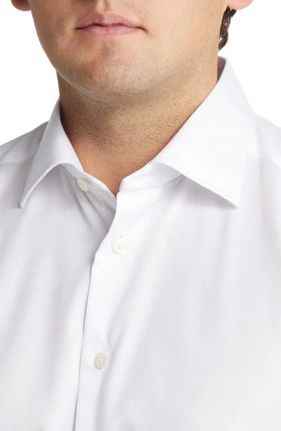 Eton Slim Fit Signature Twill Dress Shirt In White