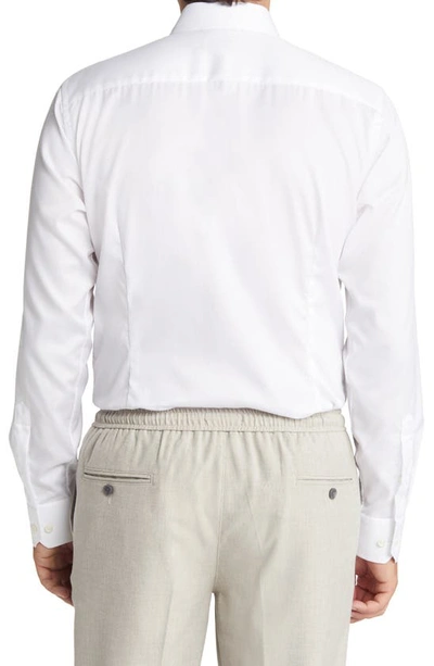 Eton Slim Fit Signature Twill Dress Shirt In White