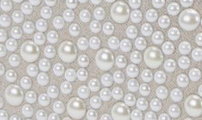 Shop Dolce Vita Zina Imitation Pearl Sneaker In Vanilla Pearls