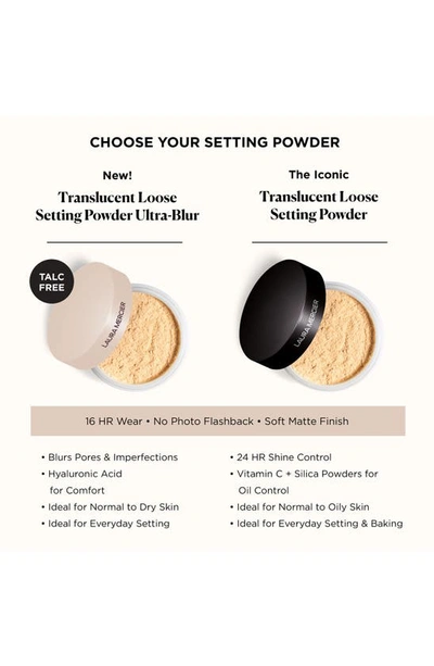 Laura Mercier Ultra-blur Talc-free Translucent Loose Setting Powder Medium Deep 0.7 oz / 20 G In Medium Deep