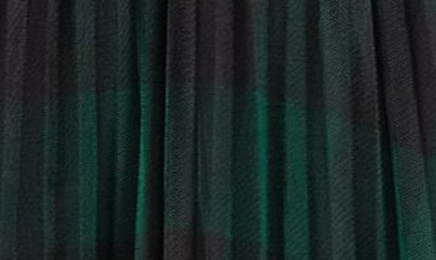 Nikki Lund Belinda Plaid A-line Skirt In Green
