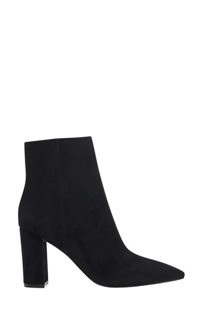 Shop Marc Fisher Ltd Ulani Pointy Toe Bootie In Black Suede