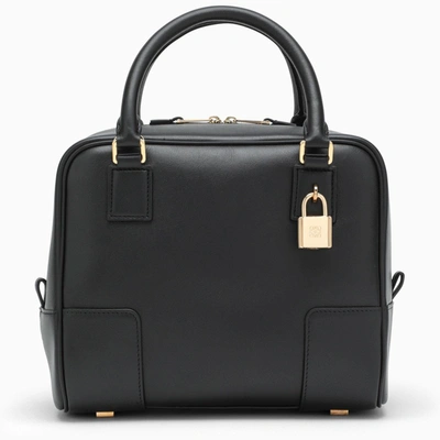 Shop Loewe Amazona 19 Black Leather Bag