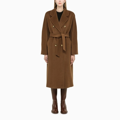 Shop Max Mara Brown Madame Double-breasted Coat