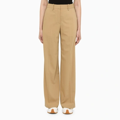 Shop Loewe | Beige Wool Tailored Trousers