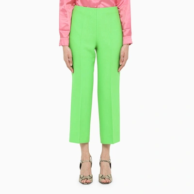 Shop Gucci | Bright Green Wool Trousers