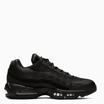 Shop Nike Air Max 95 Black Nylon Trainer