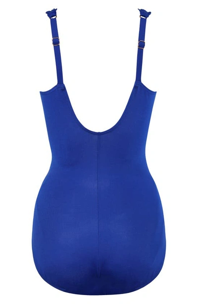 Miraclesuit Razzle Dazzle Siren One-piece Swimsuit In Azul Blue