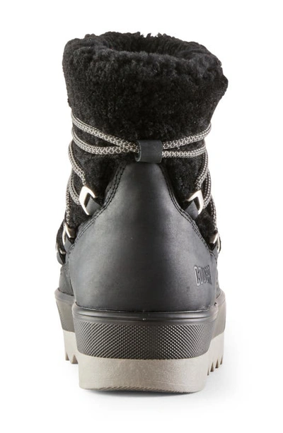 Shop Cougar Verity Genuine Shearling Waterproof Boot In Black