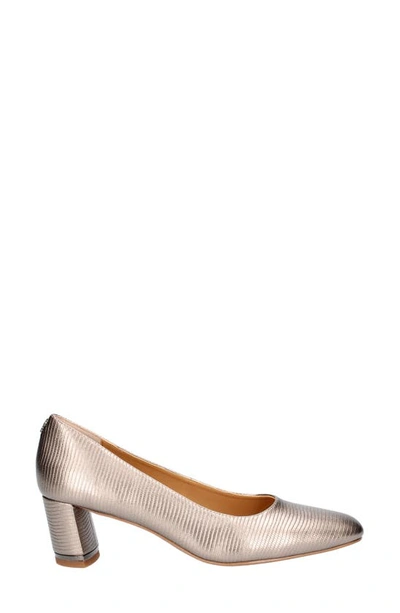 J. Reneé Olivienne Snakeskin Embossed Pump In Pewter
