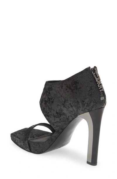 Shop Dkny Dava Sandal In Black