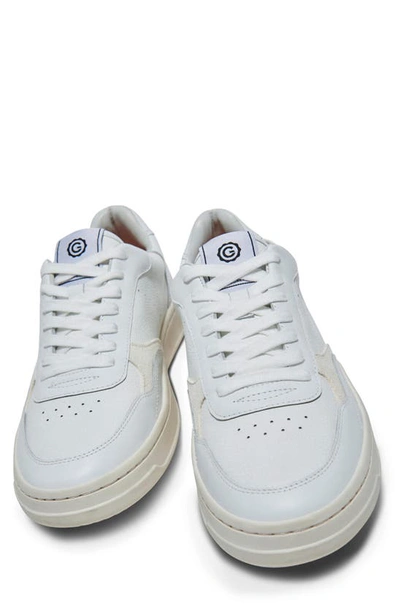 Shop Greats Union Lace-up Sneaker In Blanco Leather
