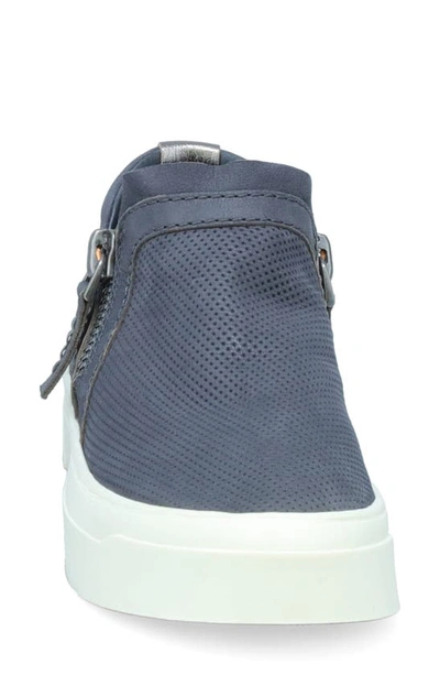 Shop Miz Mooz Arret Side Zip Platform Sneaker In Slate