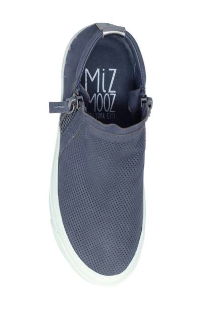 Shop Miz Mooz Arret Side Zip Platform Sneaker In Slate