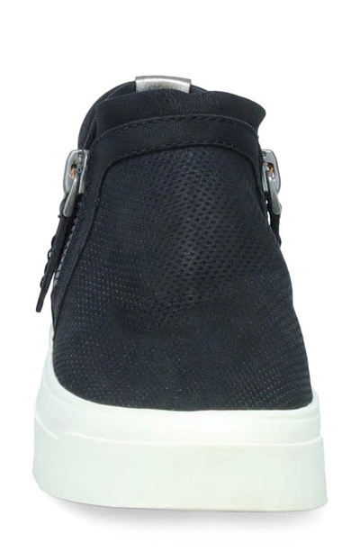 Shop Miz Mooz Arret Side Zip Platform Sneaker In Black
