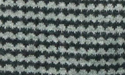 Shop Portolano Intarsia Knit Scarf In Charcoal/ Light Grey