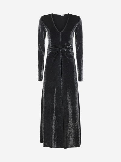 Shop Rotate Birger Christensen Rotate 'sierra' Dress In Black