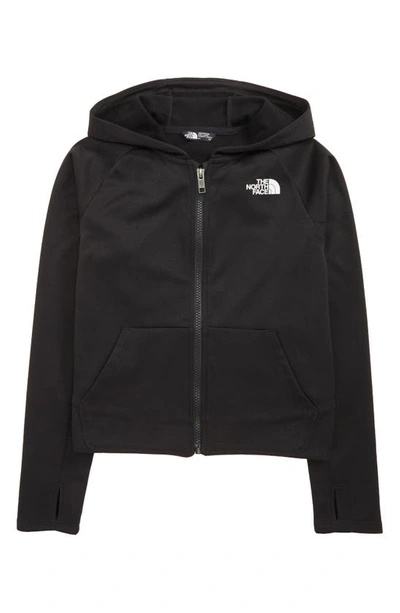 Shop The North Face Kids' Winter Warm Zip-up Hoodie In Tnf Black
