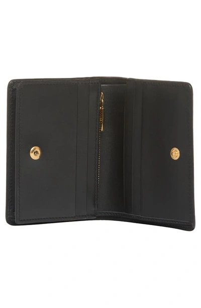 Dolce & Gabbana Dg Logo Leather Wallet In 80999 Black