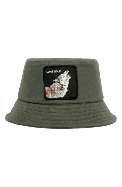 Shop Goorin Bros Wolf Heat Wool Blend Bucket Hat In Sage