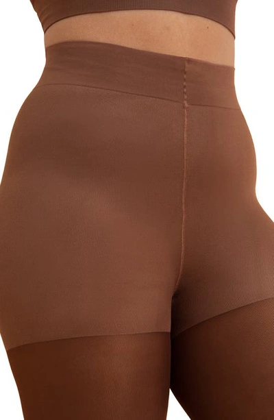 Shapermint Essentials Shaper Tights In Chocolate