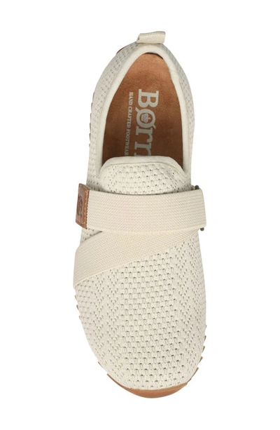 Shop Brn Børn Newberry Knit Sneaker In Cream Knit Fabric