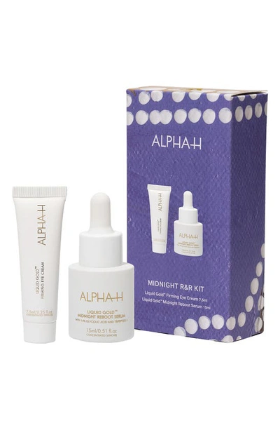 Shop Alpha-h Midnight R&r Kit (limited Edition) $83.95 Value