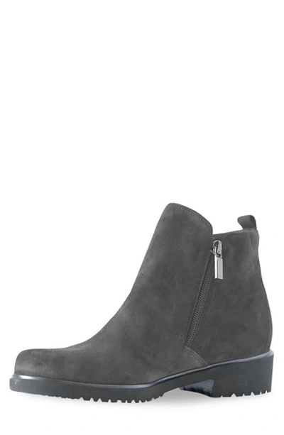 Shop Munro Rourke Bootie In Charcoal Suede