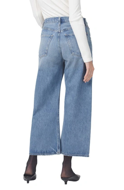 Shop Citizens Of Humanity Gaucho High Waist Crop Wide Leg Organic Cotton Jeans In Sodapop Md Ind