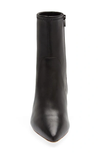 Shop Loeffler Randall Isla Pointed Toe Bootie In Black Leather