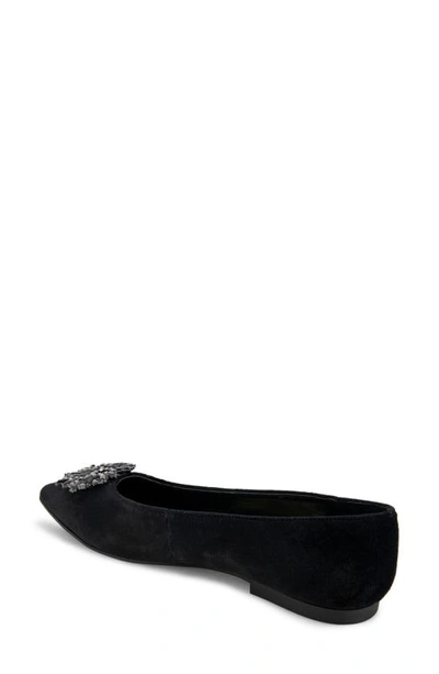 Shop Kenneth Cole New York Gaya Starburst Pointed Toe Flat In Black