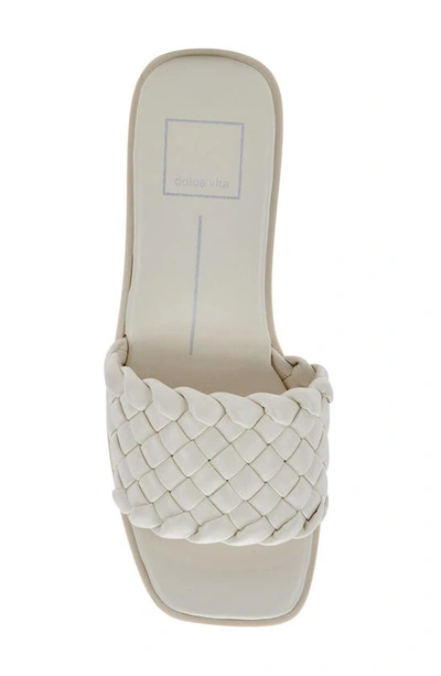 Shop Dolce Vita Goldy Platform Sandal In Ivory Stella