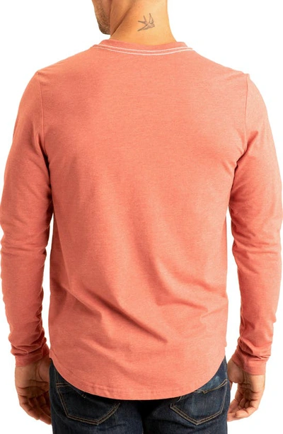 Shop Threads 4 Thought Kye Slub Long Sleeve T-shirt In Prawn