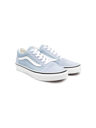 Shop Vans Old Skool V Core Sneakers In Blue