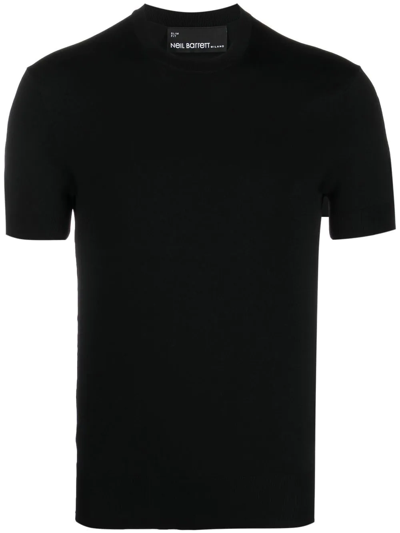 Shop Neil Barrett Round-neck T-shirt In Black