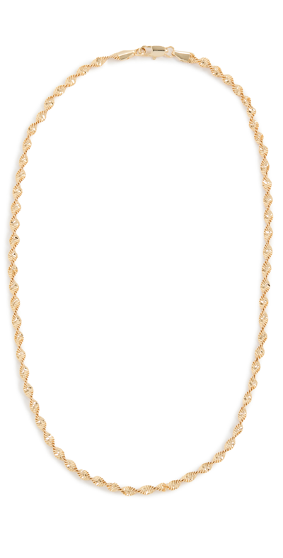 Shop Loeffler Randall Snake Chain In Gold