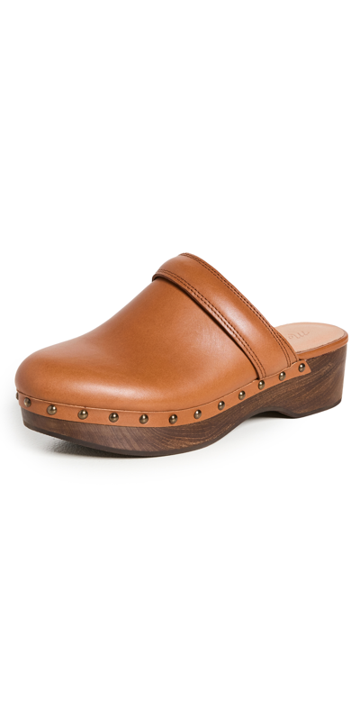 Shop Madewell The Cecily Clogs English Saddle