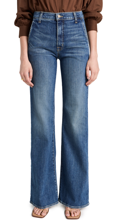 Nili Lotan Megan High-rise Stretch Wide-leg Jeans In Classic Wash