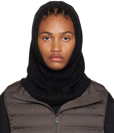 3man Black Snood Balaclava In Black