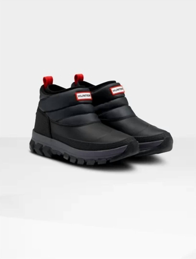Shop Hunter Insulated Ankle Snow Boots In Black