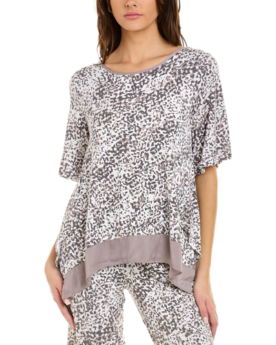 Shop Donna Karan Sleepwear Sleep Top In Grey